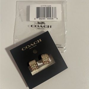 Coach earrings